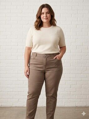Penningtons DC Jeans High-Rise‎ Women’s Skinny Jeans Taupe